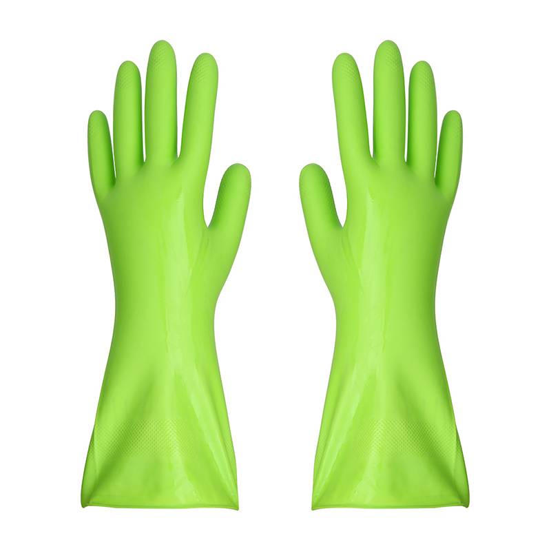 Household Cleaning Latex Gloves Silicone Dishwashing Gloves Kitchen Rubber Gloves